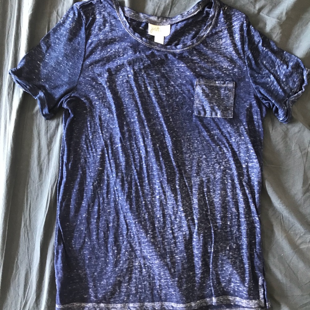 Navy Blue Short Sleeve Tee